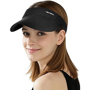 [Prime] YANIKY Men's or Women's UPF 50+ Sun Visor Hat w/ Ponytail Opening (Various) $8.96 + Free Shipping
