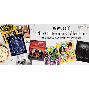 BARNES & NOBLE: Criterion Collection Films At Link (4K UHD, Blu-ray, or DVD) 50% Off + Free Pickup or FS at $50