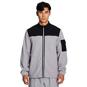Reebok Men's Summit Full Zip Knit Jacket (XS-5XL, Sleet) $8.10 + Free S&H w/ Walmart+ or on $35+
