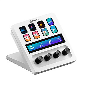 Elgato Stream Deck + Studio Controller w/ Customizable Touch Strip and Dials (White) $159.99 + Free Shipping