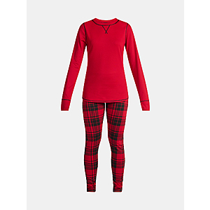 2-Piece ClimateRight by Cuddl Duds: Women's Brushed Comfort Top & Leggings Set (3 Colors) $4.18 + Free S&H w/ Walmart+ or on $35+