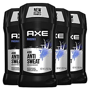[SnS, AC] $9.84 | 4-Pack 2.7-Oz AXE Phoenix Antiperspirant Deodorant for Men at Amazon
