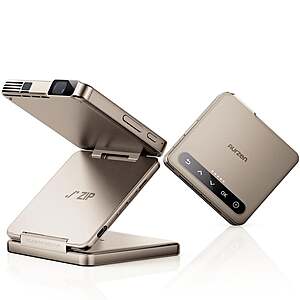 Aurzen ZIP Tri-Fold Portable Mini Projector | US Version $199.99