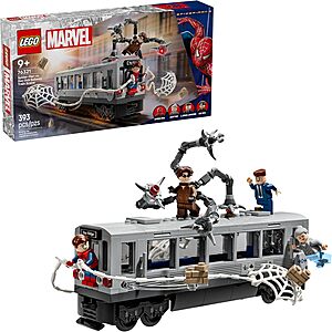 LEGO Marvel Spider-Man vs. Doc Ock Subway Train Scene Building Set (76321) $44.99 + Free Shipping