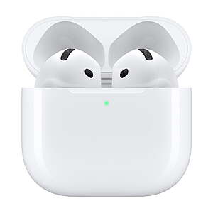 Apple AirPods 4 Wireless Earbud Headphones w/ USB-C Charging Case $99 + Free Shipping