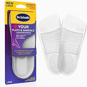 [Prime] Dr. Scholl's Love Your Flats & Sandals 3/4 Length Insoles w/ Arch Support $7.95 w/ S&S + Free Shipping