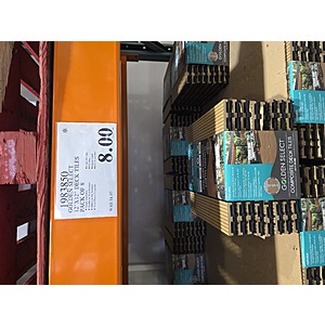 YMMV: Golden Select WPC 12" x 12” Deck Tiles, 8 Tiles $8