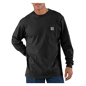 Carhartt Men's Dearborn Loose LS T-Shirt (Black) $16.41 + Free Shipping w/ Prime or on orders over $35