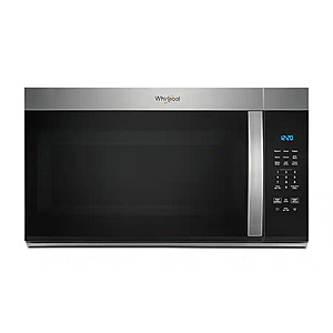 $199.99: Whirlpool - 1.7 Cu. Ft. Over-the-Range Microwave with 1000-Watts Cooking Power - Stainless Steel at Best buy