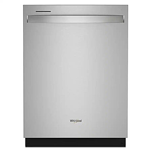 Whirlpool - 24 inch Top Control Built-in Stainless Steel Tub Dishwasher with 3rd Rack, Water Repellent Silverware Basket, 41 dBA - Stainless Steel $649.99 Bestbuy.com