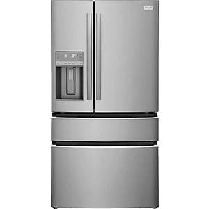Frigidaire - Gallery 36 in. Wide 21.5 Cu. Ft. 4-Door French Door Counter-Depth Refrigerator $1899.99 Bestbuy.com