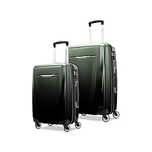 $146.99: Samsonite Winfield 3 DLX Hardside Expandable Luggage with Spinners, Ombre Green, 2-Piece Set (20/25) at Woot!