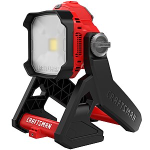 CRAFTSMAN V20 20-volt max Lithium ion (Li-ion) Corded Cordless 1825-Lumen LED Rechargeable Power Tool Flashlight (Tool only) in Red | CMCL030B $59