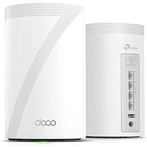 $249.99* | 2-pk TP-Link Deco 7 Pro BE63 Tri-Band Mesh Wi-Fi 7 System at Amazon