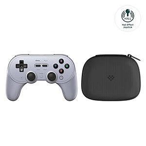 [Prime] $37.19* | 8Bitdo Pro 2 Wireless Bluetooth Hall Effect Joystick Controller w/ Travel Case at Amazon