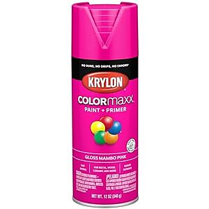 $3.28* | 12-Oz Krylon COLORmaxx Spray Paint & Primer at Amazon