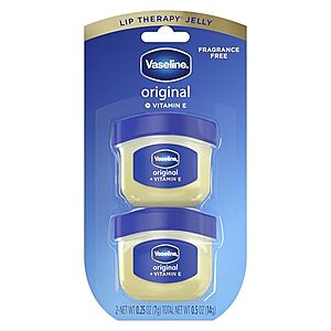 [SnS, AC] $3.90 | 2-Pack 0.5-Oz Vaseline Lip Therapy Jelly at Amazon