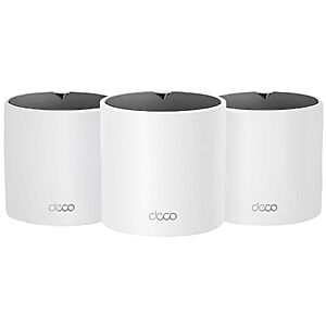 3 Pack TP-Link Deco X15 Dual-Band AX1500 WiFi 6 Mesh Wi-Fi System $105.93 + Free S&H at Amazon