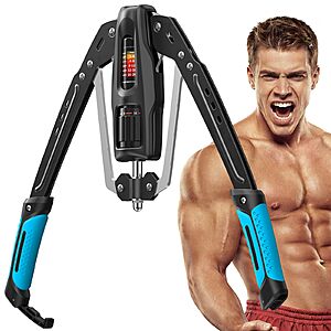 Merach Twister Arm Trainer, 22-440lb Hydraulic Power, Adjustable Home Chest Expander, Shoulder Muscle Training Fitness Equipment, Arm Enhanced Exercise Strengthener $25.99