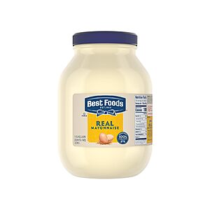 [S&S]1 Pack 128 oz Best Foods Real Mayonnaise Jar $12.71 + Free S&H w/ Prime or $35+
