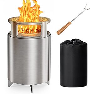 Ciays 7″ Smokeless Firepit with Stand $21.99 + Free S&H w/ Prime or $35+