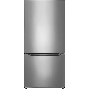 30" Wide Insignia 18.6 Cu. Ft. Stainless Steel Bottom Freezer Refrigerator $600 + FS & Installation @ Best Buy $599.99