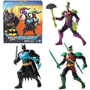$5.23* | 3-Pack DC Comics Batman Ninja Strike 6" Action Figures Battle Set at Amazon