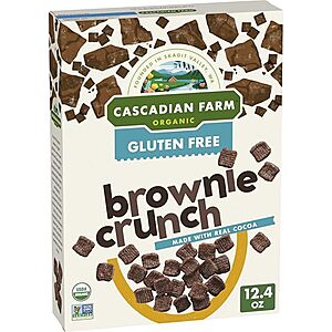 [SnS, AC] $24.11* | 9 × 12.4-Oz Cascadian Farm Organic Cereal (Brownie Crunch) ($2.68 each) at Amazon