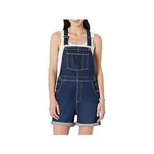 $8.99 | Amazon Essentials Women Stretch Short Overalls at Woot!