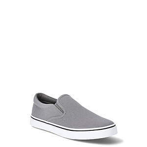 No Boundaries Men's Clinton Slip On Casual Sneakers, Grey, Light Grey, Tan, Navy, $6.29-6.99, Walmart