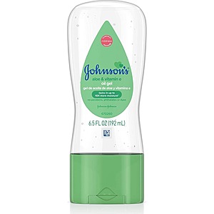 6.5-Oz Johnson's Baby Oil Gel w/ Aloe Vera & Vitamin E $3.28 w/ S&S + Free Shipping