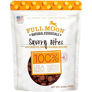 [SnS, AC] $5.99 | 1-Pound Full Moon All Natural Human Grade Dog Treats (Chicken) at Amazon