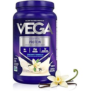 [SnS, AC] $13.15* | 32.5-Oz Vega Original Plant Based Protein Powder (Creamy Vanilla) at Amazon