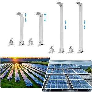 4PCS Solar Panel Mount Brackets 15-30° Adjustable Tilt Aluminum Alloy $34.2 + Free Shipping