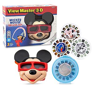 View-Master Mickey Mouse Deluxe Set Toy w/ 3 Reels (Disney 100 Edition) $12.33 + Free Shipping w/ Prime or on $35+