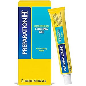 [SnS, AC] $4.07* | 0.9-Oz Preparation H Hemorrhoid Cooling Gel w/ Aloe at Amazon