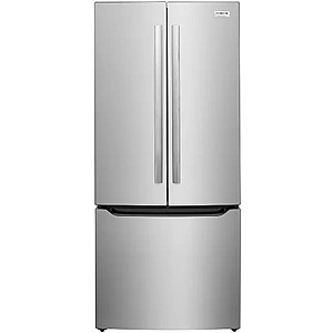 Frigidaire - Gallery 30 in. Wide 20 Cu. Ft. French Door Standard-Depth Refrigerator with Internal Water Dispenser - Smudge Proof Stainless Steel $1424.99 Bestbuy.com