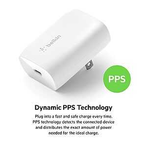 Belkin 30W USB C Charger Block $7.99 + Free S&H w/ Prime or $35+