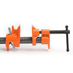 Pony (Pipe clamp) 1/2in 1000-lb Pipe Clamp in Orange $14.98 + Free Pickup at Lowe's
