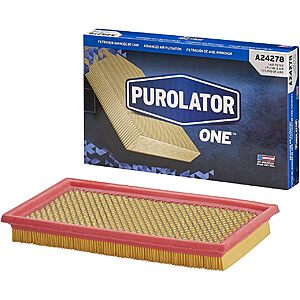 Purolator A24278 PurolatorONE Advanced Engine Air Filter $6.48 + Free Shipping w/ Prime or on $35+