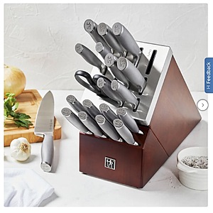 Henckels Modernist 20-piece Self-Sharpening Knife Block Set $199.99 Free Shipping Costco.com