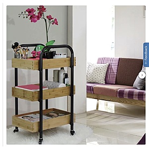 Oceanstar 3-tier Storage Cart $59.99 Free Shipping Costco.com