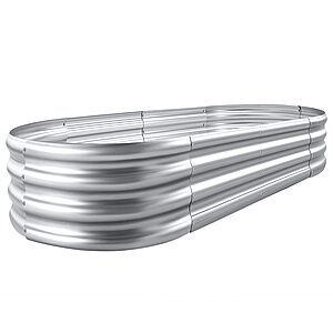Land Guard 4' x 2' Galvanized Raised Garden Bed Kit at Amazon $22.99 + Free Shipping w/ Prime or on $35+