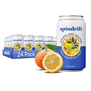Select Accts[AC,S&S] Spindrift Yuzu Mandarin Sparkling Water (24-pack, 12 fl oz cans) $11.68 + Free S&H w/ Prime or $35+