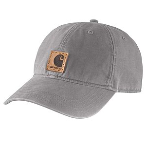 Carhartt Men's Cotton Canvas Cap (Asphalt, Gray) $9.90 + Free Shipping w/ Prime or on $35+