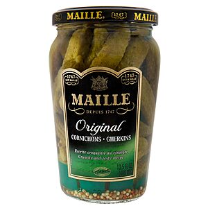 13.5-Ounce Maille Original Cornichons Pickles $3.11 w/ S&S + Free Shipping w/ Prime or on $35+