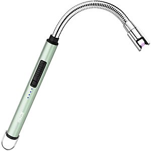 JETPRO USB Rechargeable Arc Electric Lighter w/ 360° Flexible Neck (Green) $2.89 + Free Shipping w/ Prime or on $35+