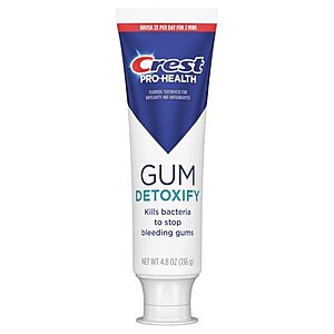 [SnS, AC] $3.59 | 4.8-Oz Crest Pro-Health Gum Detoxify Deep Clean Toothpaste at Amazon