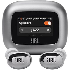 $129.95 | JBL Live Buds 3 - True Wireless Noise-Cancelling Bud-Type Earbuds (Silver) at Amazon