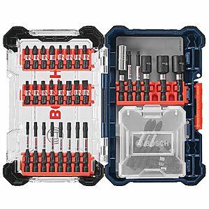 Bosch SDMSD45 45 pc. Driven Impact Screwdriving Custom Case Set $17.94